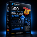 500 Real &amp; Organic Email List (Spain)