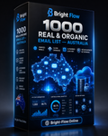 1000 Real &amp; Organic Email List (Australia)